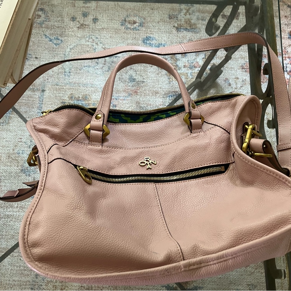 OrYany Blush Leather Handbag